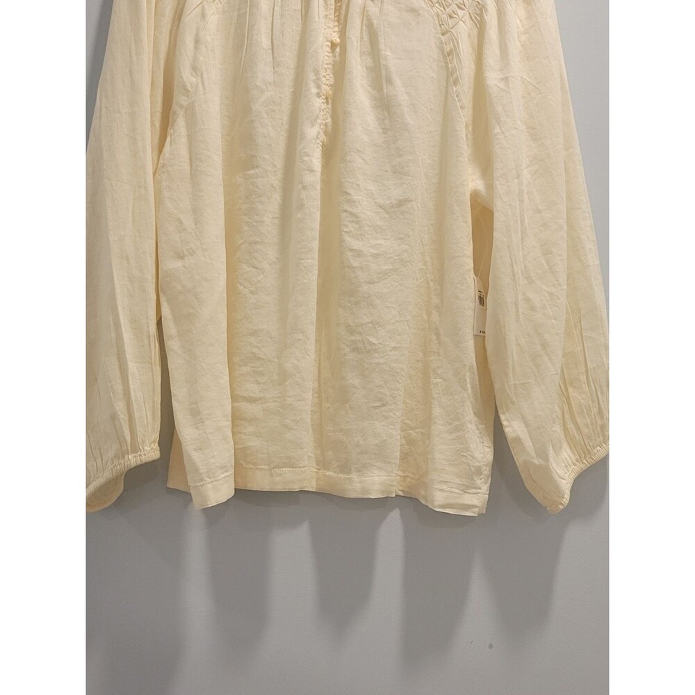 Old Navy Cream Lightweight Blouse NWT Size L - Picture 6 of 9